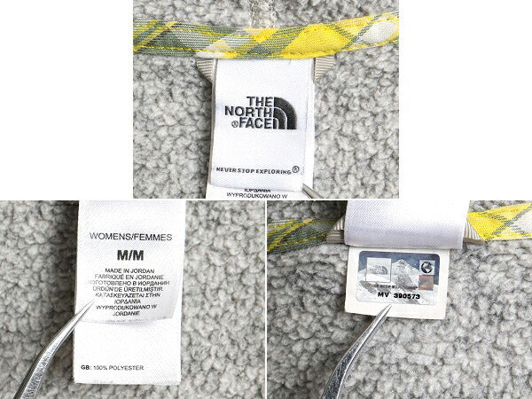 ■ ノースフェイス セーター フリース ジャケット ( レディース M ) 古着 The North face アウトドア ジャンパー ブルゾン 裏ボア パイル