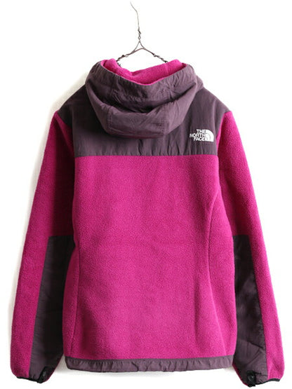 希少サイズ S ■ ノースフェイス フード付き デナリ ジャケット レディース / 古着 The North Face ブルゾン ジャンパー フリース パーカー