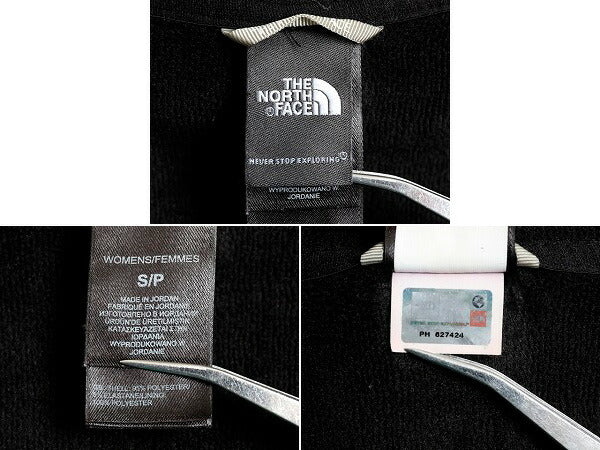 希少サイズ S 人気 黒 ■ ノースフェイス ジャージ ジャケット ( レディース ) 古着 The North Face 裏 フリース スムース素材 トラック