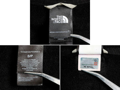 希少サイズ S 人気 黒 ■ ノースフェイス ジャージ ジャケット ( レディース ) 古着 The North Face 裏 フリース スムース素材 トラック