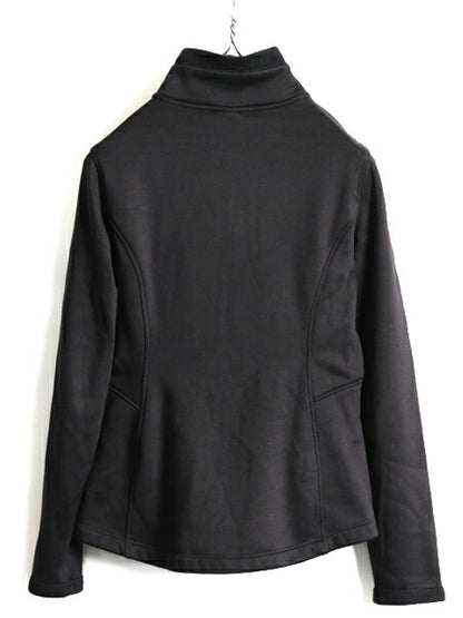 希少サイズ S 人気 黒 ■ ノースフェイス ジャージ ジャケット ( レディース ) 古着 The North Face 裏 フリース スムース素材 トラック