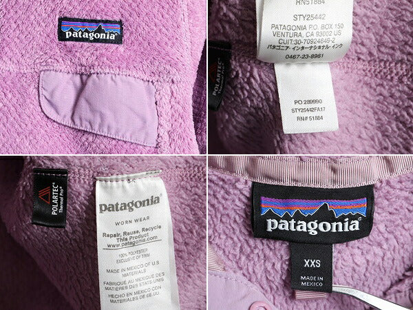 希少サイズ XXS ■ 17年製 パタゴニア リツール スナップT プルオーバー ジャケット ( レディース ) 古着 Patagonia フリース ジャンパー