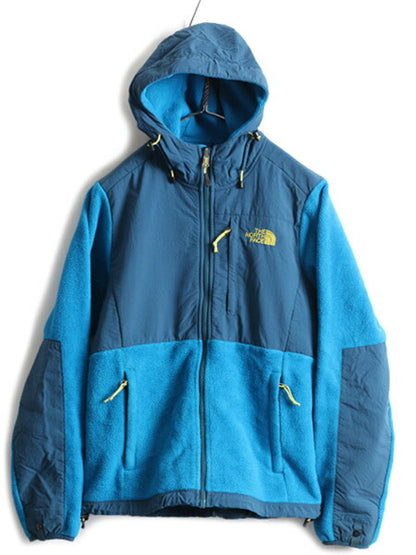 希少サイズ S ■ ノースフェイス フード付き デナリ ジャケット レディース / 古着 The North Face フリース ブルゾン ジャンパー 2トーン