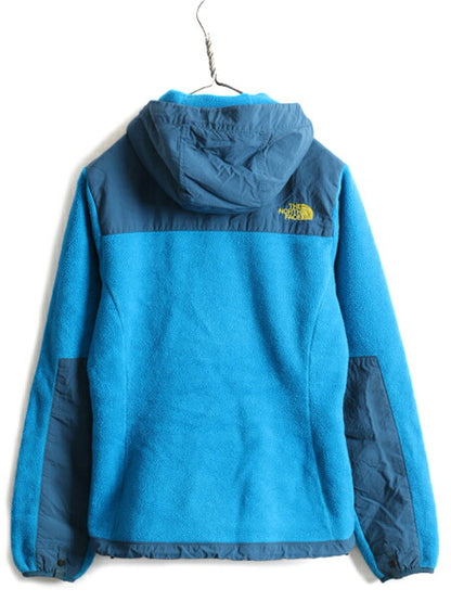 希少サイズ S ■ ノースフェイス フード付き デナリ ジャケット レディース / 古着 The North Face フリース ブルゾン ジャンパー 2トーン