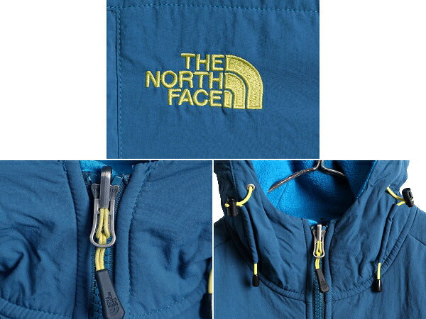希少サイズ S ■ ノースフェイス フード付き デナリ ジャケット レディース / 古着 The North Face フリース ブルゾン ジャンパー 2トーン