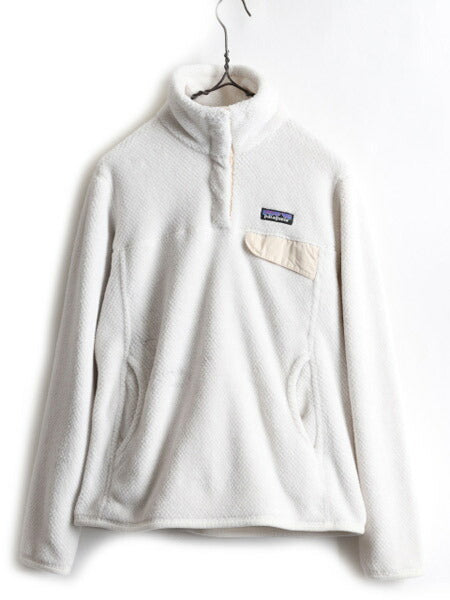 14年製 ■ パタゴニア リツール スナップT プルオーバー ジャケット ( レディース M ) 古着 Patagonia フリース ブルゾン ジャンパー ボア