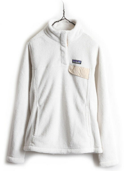希少サイズ S ■ 18年製 パタゴニア リツール スナップT プルオーバー ジャケット ( レディース ) 古着 Patagonia フリース ブルゾン ボア