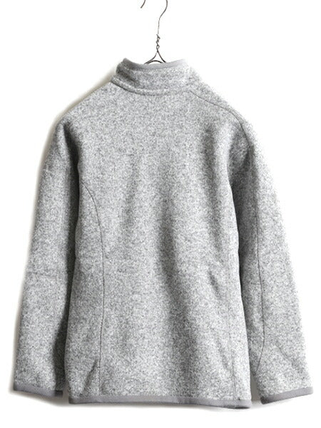 14年製 ■ パタゴニア ベターセーター 1/4 ジップネック ( レディース M ) 古着 Patagonia フリース ジャケット ブルゾン プルオーバー 灰
