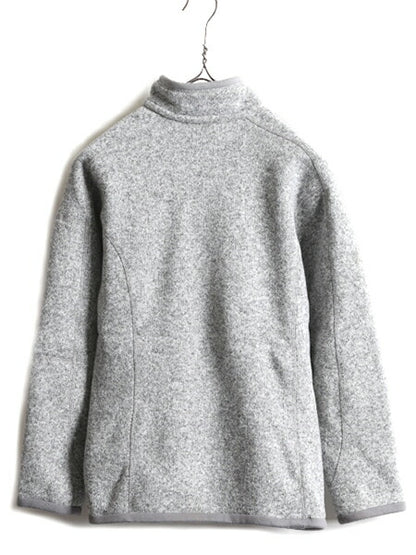 14年製 ■ パタゴニア ベターセーター 1/4 ジップネック ( レディース M ) 古着 Patagonia フリース ジャケット ブルゾン プルオーバー 灰