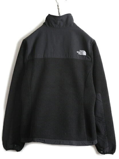希少サイズ S 人気 黒 ■ ノースフェイス デナリ ジャケット ( レディース ) 古着 The North Face DENALI フルジップ フリース アウトドア