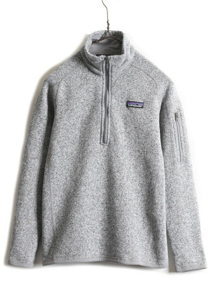 希少サイズ XS ■ 18年製 パタゴニア ベターセーター 1/4 ジップネック ( レディース ) フリース ジャケット Patagonia プルオーバー 杢灰