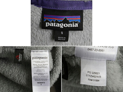 希少サイズ S ■ 15年製 パタゴニア リツール スナップT プルオーバー ジャケット レディース / Patagonia フリース ボア ブルゾン グレー