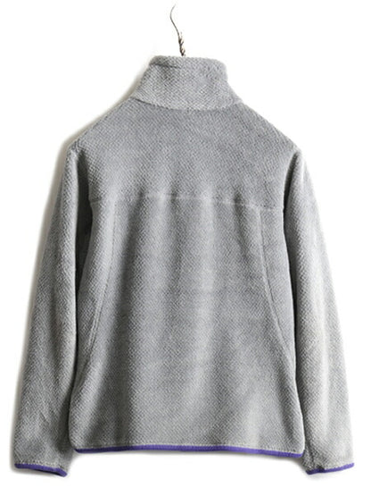 希少サイズ S ■ 15年製 パタゴニア リツール スナップT プルオーバー ジャケット レディース / Patagonia フリース ボア ブルゾン グレー