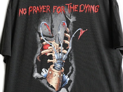 90s USA製 ★ アイアン メイデン 両面 プリント 半袖 Tシャツ ( メンズ L ) 90年代 IRON MAIDEN オフィシャル バンド シングルステッチ 黒