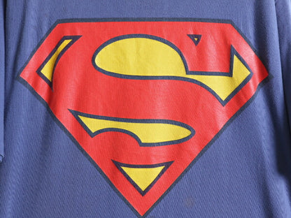 90s USA製 大きいサイズ XL ★ スーパーマン ロゴ プリント 半袖 Tシャツ ( メンズ ) 90年代 SUPERMAN キャラクター オフィシャル 当時物
