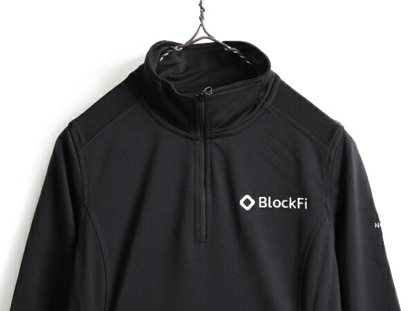 デッドストック US企画 ■ ノースフェイス ハイネック 長袖 Tシャツ 黒 レディース S / 新品 The North Face アウトドア ロンT ストレッチ