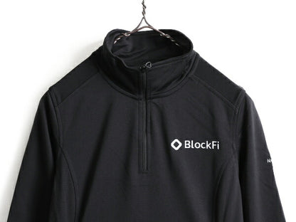 デッドストック US企画 ■ ノースフェイス ハイネック 長袖 Tシャツ 黒 レディース S / 新品 The North Face アウトドア ロンT ストレッチ