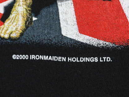 00s ★ アイアン メイデン ツアー プリント 半袖 Tシャツ メンズ L / 00年代 IRON MAIDEN オフィシャル 当時物 バンド シングルステッチ 黒