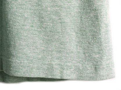 70s USA製 ★ チャンピオン 両面 プリント リンガー Tシャツ メンズ M / 70年代 Champion バータグ 88 12 霜降り 緑 シングルステッチ 企業