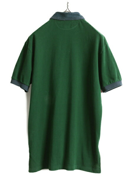 ■ ポロ ラルフローレン 鹿の子 半袖 ポロシャツ メンズ M / 古着 POLO 半袖シャツ ラガーシャツ タイプ ラグビー シャツ カスタムフィット
