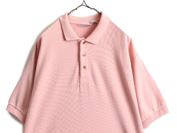 90s 大きいサイズ XL ■ ドッカーズ リーバイス 鹿の子 半袖 ポロシャツ メンズ 90年代 オールド DOCKERS LEVIS ヘビーウェイト 半袖シャツ