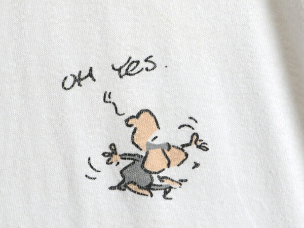 90s ■ Kleines Arschloch キャラクター プリント 半袖 Tシャツ ( メンズ XXL 小さめ L 程) 90年代 オールド アニメ イラスト コミック 白