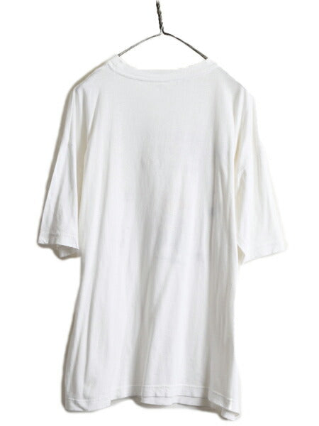 90s ■ Kleines Arschloch キャラクター プリント 半袖 Tシャツ ( メンズ XXL 小さめ L 程) 90年代 オールド アニメ イラスト コミック 白