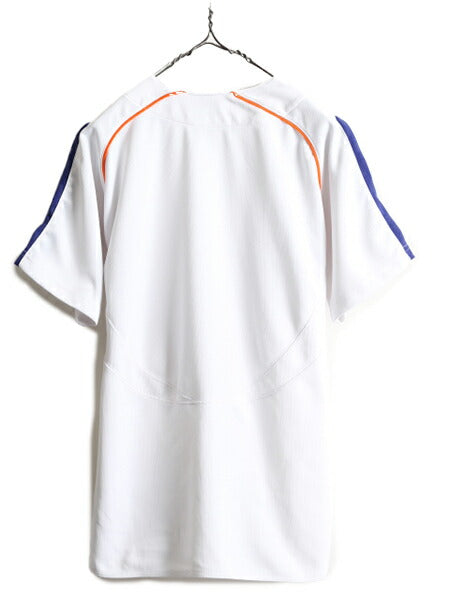 00s ボーイズ XL メンズ S 程■ ナイキ MLB オフィシャル メッツ ベースボール シャツ / NIKE ゲームシャツ ユニフォーム 大リーグ 野球