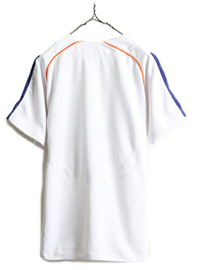 00s ボーイズ XL メンズ S 程■ ナイキ MLB オフィシャル メッツ ベースボール シャツ / NIKE ゲームシャツ ユニフォーム 大リーグ 野球