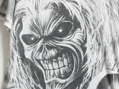 90s ★ アイアンメイデン オールオーバー プリント Tシャツ メンズ L / 90年代 IRON MAIDEN オフィシャル 当時物 バンド シングルステッチ