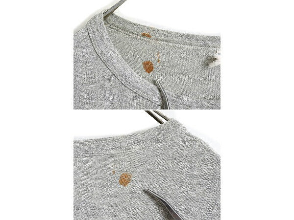 60s ビンテージ ★ チャンピオン プロダクツ 4段 染込み プリント Tシャツ メンズ L Champion USA製 カレッジ 霜降りグレー 杢灰 カプセル
