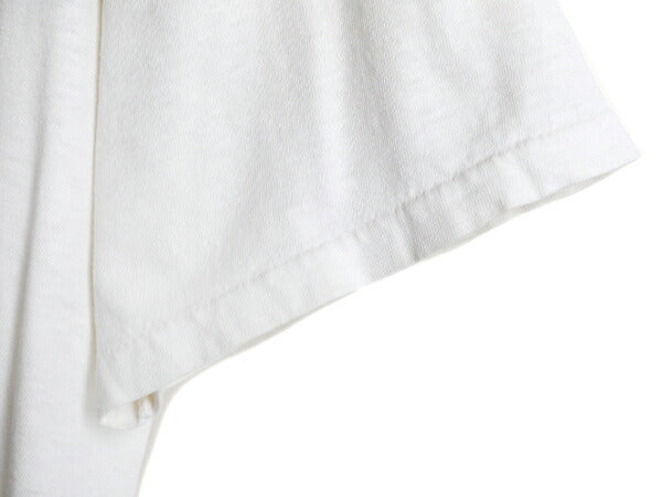 80s ビンテージ ■ ゲス プリント 半袖 Tシャツ メンズ レディース M 程/ 80年代 GUESS シングルステッチ 白 ロゴTシャツ プリントTシャツ