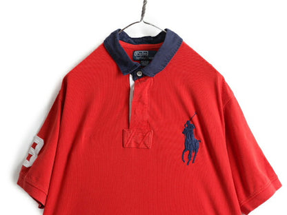 ビッグポニー 大きいサイズ XL ■ ポロ ラルフローレン 鹿の子 半袖 ポロシャツ メンズ / POLO 半袖シャツ ラガー シャツ タイプ ラグビー
