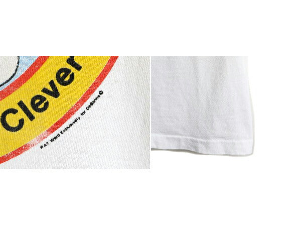80s 90s USA製 大きいサイズ XXL ■ ピーボディ キャラクター イラスト プリント 半袖 Tシャツ メンズ 2XL 80年代 90年代 アニメ ドッグ 白