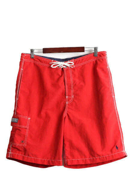 ■ ポロ ラルフローレン ナイロン ショートパンツ メンズ L サーフ パンツ スイム ショーツ 短パン 半パン 海パン ボード POLO ポニー刺繍