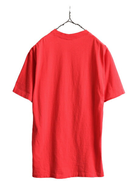 80s USA製 ■ コカコーラ プリント 半袖 Tシャツ ( M メンズ レディース 小さめ S 程) 古着 80年代 ビンテージ Coca Cola 企業物 当時物 赤