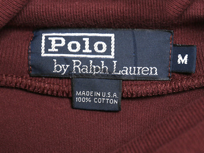 90s USA製 ポロ ラルフローレン タートルネック 長袖Tシャツ メンズ M / オールド ロンT スムース ストレッチ コットン シンプル インナー