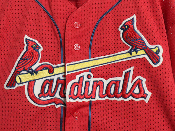 USA製 カージナルス ベースボール シャツ メンズ XL / MLB オフィシャル マジェスティック 大リーグ ユニフォーム 半袖シャツ 大きいサイズ