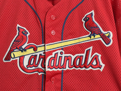 USA製 カージナルス ベースボール シャツ メンズ XL / MLB オフィシャル マジェスティック 大リーグ ユニフォーム 半袖シャツ 大きいサイズ