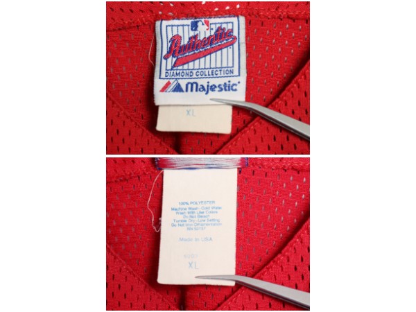 USA製 カージナルス ベースボール シャツ メンズ XL / MLB オフィシャル マジェスティック 大リーグ ユニフォーム 半袖シャツ 大きいサイズ