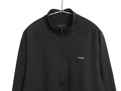 パタゴニア キャプリーン 3 長袖 Tシャツ メンズ L / 11年製 ハーフジップ ストレッチ カットソー ロンT アンダーシャツ インナー ブラック