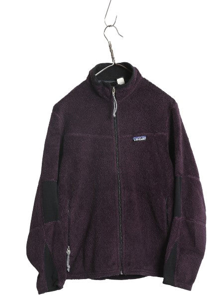 90s USA製 パタゴニア R2 フリース ジャケット レディース M 99年製 オールド アウトドア フルジップ ジャンパー パイル レギュレーター 紫