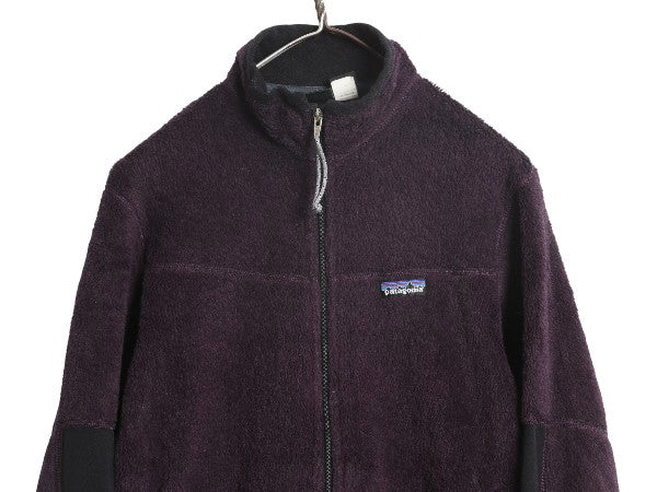 90s USA製 パタゴニア R2 フリース ジャケット レディース M 99年製 オールド アウトドア フルジップ ジャンパー パイル レギュレーター 紫