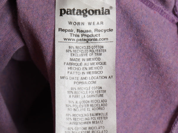 US企画 パタゴニア 両面 プリント 長袖 Tシャツ レディース L / 19年製 アウトドア ロンT カットソー グラフィック アート バックプリント