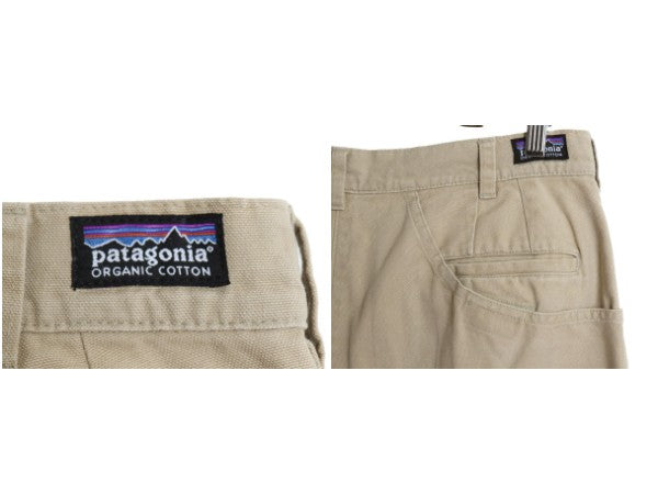 00s パタゴニア ロング スタンドアップ ショーツ メンズ 34 / 古着 05年製 オールド ノータック ショートパンツ 短パン キャンバス ダック