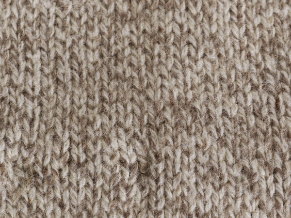 90s USA製 ランズエンド フリンジ付き マフラー メンズ レディース 古着 オールド ウール ミドルゲージ シンプル カジュアル オートミール 