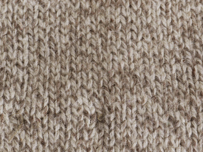 90s USA製 ランズエンド フリンジ付き マフラー メンズ レディース 古着 オールド ウール ミドルゲージ シンプル カジュアル オートミール 