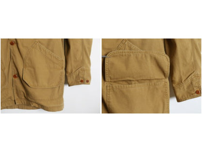 00s エルエルビーン ダック ハンティング ジャケット メンズ XL / オールド アウトドア ハーフコート 脱着 ライナー付き 大きいサイズ 茶