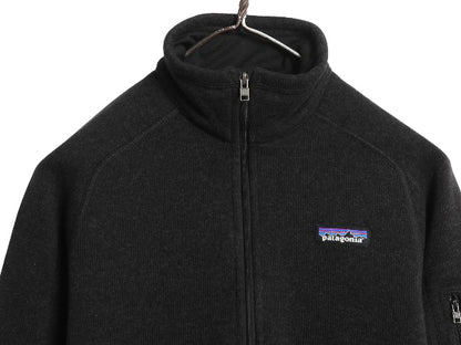 パタゴニア ベターセーター ハーフジップ レディース M 17年製 アウトドア 裏起毛 セーター フリース プルオーバー ジャケット ブルゾン 黒