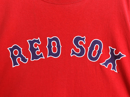 レッドソックス 松坂大輔 両面 プリント Tシャツ メンズ XL MLB オフィシャル マジェスティック 大リーグ 野球 カットソー 大きいサイズ 赤